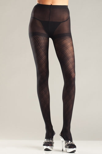 Multi Diamond Pattern Pantyhose
