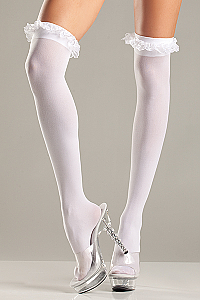 Thigh Highs with Garter Lace