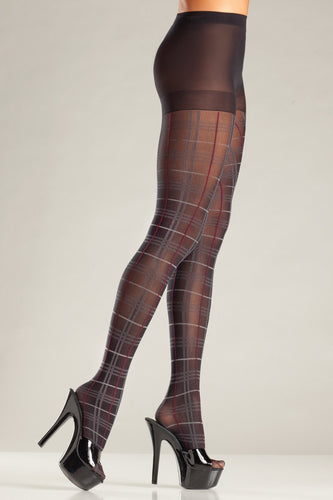 Plaid Pantyhose