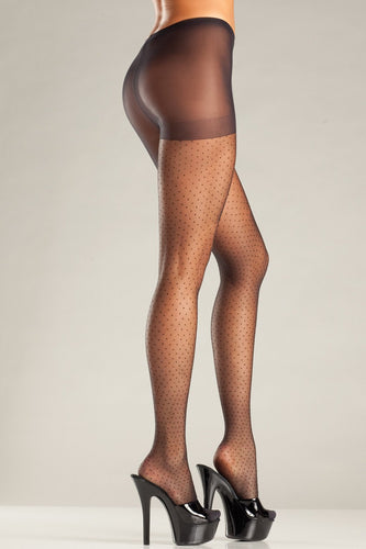 Sheer Dotted Pantyhose