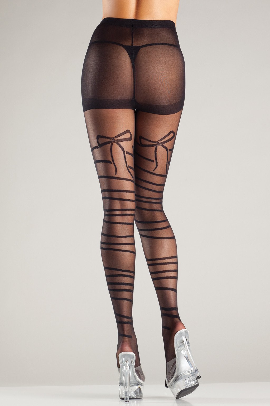 Mock Wraparound Pantyhose