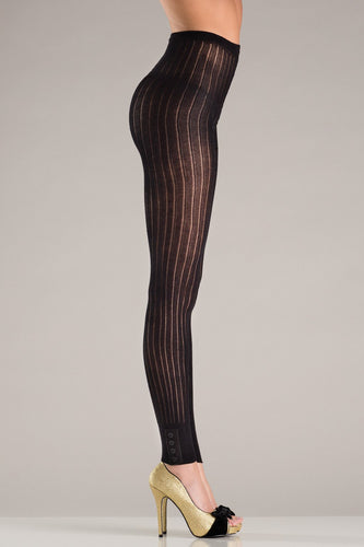 Pantyhose With Button Design