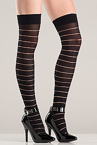 Striped Thigh Highs