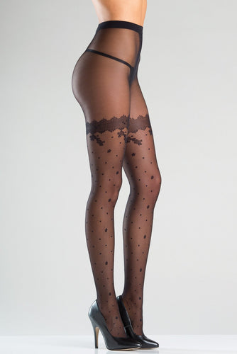 Polkadotted Pantyhose