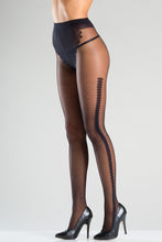 Pantyhose Polkadots And Zigzag Side