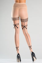 Pantyhose With Bow Design