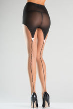 Faux Garterstrap Pantyhose