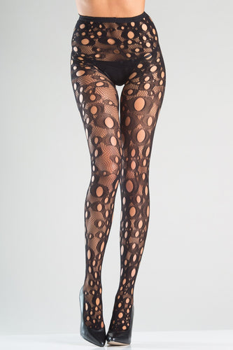 Pantyhose Crotchless Holey Fishnet