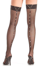 Stay Up Thigh Highs with Stud Seam