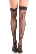 Stay Up Thigh Highs with Zipped