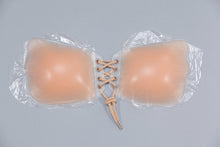 Wing Shape with String Push Up Silicone Bra